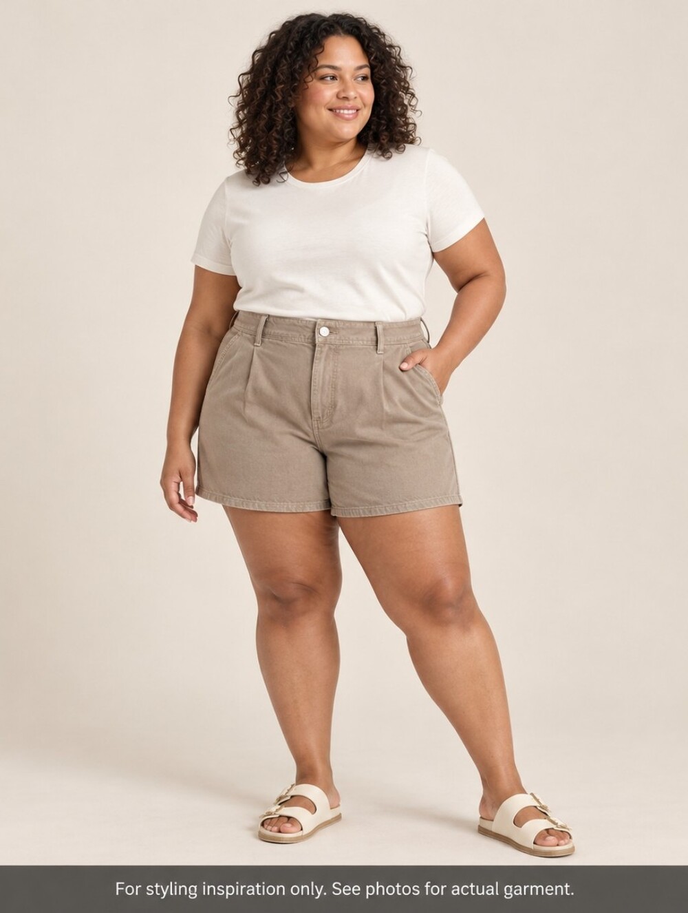 22- Universal Thread- High-rise Pleated Shorts- NWT